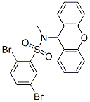 CAS#: 6320-56-5, 2,5-Dibromo-N-Methyl-N-(9H-Xanthen-9-Yl)Benzenesulfonamide