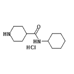 CAS#: 63214-55-1, N-Cyclohexyl-4-Piperidinecarboxamide Hydrochloride (1:1)