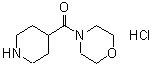 CAS 登录号：63214-57-3， 4-吗啉基(4-哌啶基)甲酮盐酸盐(1:1)