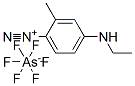 CAS#: 63217-32-3, 4-(Ethylamino)-2-Methylbenzenediazonium Hexafluoroarsenate