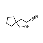 CAS#: 632328-95-1, 3-[1-(Hydroxymethyl)cyclopentyl]propanenitrile