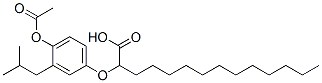 CAS 登录号：63251-44-5， 2-(4-乙酰氧基-3-异丁基苯氧基)肉豆蔻酸