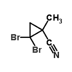 CAS 登录号：63262-97-5， 2,2-二溴-1-甲基环丙烷甲腈