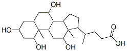 CAS#: 63266-89-7, 4-(1,3,7,12-Tetrahydroxy-10,13-Dimethyl-2,3,4,5,6,7,8,9,11,12,14,15,16,17-Tetradecahydro-1H-Cyclopenta[a]Phenanthren-17-Yl)Pentanoic Acid