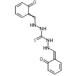 CAS#: 6327-27-1, N''-[(Z)-(6-Oxo-2,4-Cyclohexadien-1-Ylidene)Methyl]-N'''-[(6-Oxo-2,4-Cyclohexadien-1-Ylidene)Methyl]Thiocarbonohydrazide