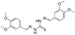 CAS#: 6327-32-8, 1,3-Bis[(3,4-Dimethoxyphenyl)Methylideneamino]Thiourea