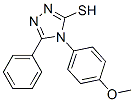 CAS 登录号：63279-75-4， 4-(4-甲氧基苯基)-5-苯基-4H-1,2,4-三唑-3-硫醇