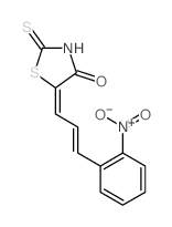 CAS#: 6329-19-7, (5E)-5-[(E)-3-(2-Nitrophenyl)Prop-2-Enylidene]-2-Sulfanylidene-Thiazolidin-4-One