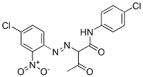 CAS 登录号：63314-66-9， 2-[(4-氯-2-硝基苯基)偶氮]-N-(4-氯苯基)-3-氧代丁酰胺