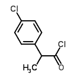CAS#: 63327-24-2, 2-(4-Chlorophenyl)Propanoyl Chloride