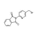 CAS 登录号：633312-49-9， 2-[5-(溴甲基)-2-吡啶基]-1H-异吲哚-1,3(2H)-二酮