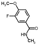 CAS#: 633317-76-7, 3-fluoro-4-methoxy-N-methyl-benzamide