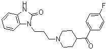 CAS 登录号：63388-37-4， 1-[3-[4-(4-氟苯甲酰)-1-哌啶基]丙基]-1,3-二氢-2H-苯并咪唑-2-酮