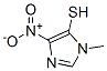 CAS 登录号：6339-54-4， 5-巯基-1-甲基-4-硝基咪唑