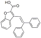 CAS 登录号：63405-25-4， 3-(2,2-二苯乙烯基)苯并呋喃-2-羧酸