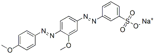 CAS#: 63405-85-6, Sodium 3-[[3-Methoxy-4-[(4-Methoxyphenyl)Azo]Phenyl]Azo]Benzenesulphonate