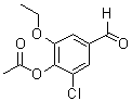 CAS 登录号：634168-17-5， 2-氯-6-乙氧基-4-甲酰基苯基乙酸酯