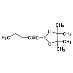 CAS 登录号：634196-62-6， 4,4,5,5-四甲基-2-戊-1-炔基-1,3,2-二氧硼戊环