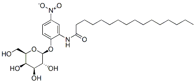 CAS#: 63424-42-0, N-[2-(beta-D-Galactopyranosyloxy)-5-Nitrophenyl]Palmitamide