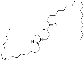 CAS 登录号：63441-26-9， (9Z)-N-[2-[2-(8Z)-8-十七碳烯-1-基-4,5-二氢-1H-咪唑-1-基]乙基]-9-十八碳烯酰胺