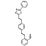CAS#: 63443-08-3, 2-(2-{4-[2-(5-Phenyl-1,3,4-Oxadiazol-2-Yl)Vinyl]Phenyl}Vinyl)Benzonitrile