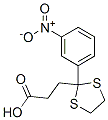 CAS#: 6345-16-0, 3-[2-(3-Nitrophenyl)-1,3-Dithiolan-2-Yl]Propanoic Acid