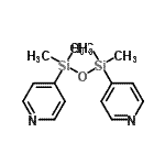 CAS#: 634595-31-6, 4,4'-(1,1,3,3-Tetramethyl-1,3-disiloxanediyl)dipyridine