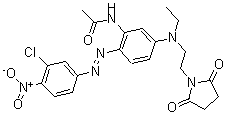 CAS#: 63467-18-5, N-[2-[(3-Chloro-4-Nitrophenyl)Azo]-5-[[2-(2,5-Dioxo-1-Pyrrolidinyl)Ethyl]Ethylamino]Phenyl]-Acetamide