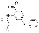 CAS 登录号：63470-85-9， 2-甲氧基-N-[2-硝基-5-(苯基硫代)苯基]乙酰胺