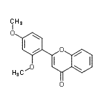 CAS#: 63487-16-1, 2-(2,4-Dimethoxyphenyl)-4H-Chromen-4-One