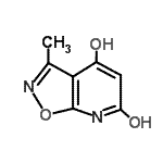CAS#: 63523-55-7, 4-Hydroxy-3-Methyl[1,2]Oxazolo[5,4-b]Pyridin-6(7H)-One