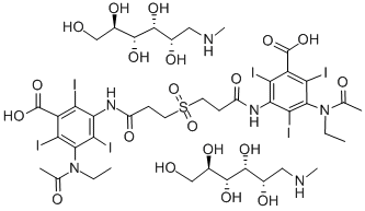 CAS 登录号：63534-64-5， 碘磺拉胺葡甲胺