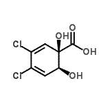 CAS#: 635685-04-0, (1R,6S)-3,4-Dichloro-1,6-dihydroxy-2,4-cyclohexadiene-1-carboxylic acid