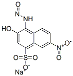 CAS 登录号：63589-21-9， 3-羟基-7-硝基-4-(亚硝基氨基)-1-萘磺酸钠盐