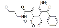 CAS 登录号:63589-26-4, 4-氨基-9,10-二氢-N-(3-甲氧基丙基)-1-硝基-9,10-二氧代蒽-2-甲酰胺