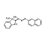 CAS#: 63589-30-0, 3,3-Dimethyl-2-[(2-Naphthyldiazenyl)Methylene]Indoline