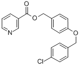 CAS#: 63608-11-7, 4-(4'-Chlorobenzyloxy)Benzyl Nicotinate