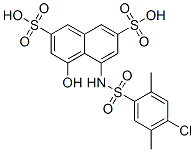 CAS 登录号：6361-35-9， 8-(2,5-二甲基-4-氯苯基磺基n酰胺基)-1-萘酚-3,6-二磺酸