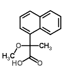 CAS#: 63628-25-1, 2-Methoxy-2-(1-Naphthyl)Propanoic Acid