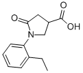 CAS#: 63675-17-2, 1-(2-Ethylphenyl)-5-Oxopyrrolidine-3-Carboxylic Acid