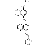 CAS 登录号：6368-71-4， N-乙基-4-{[4-(苯基偶氮)-1-萘基]偶氮}-1-萘胺