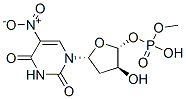 CAS#: 63689-79-2, [(2R,3S,5R)-3-Hydroxy-5-(5-Nitro-2,4-Dioxo-Pyrimidin-1-Yl)Oxolan-2-Yl] Methoxyphosphonic Acid