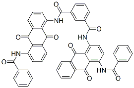 CAS#: 6370-77-0, N-[4-(Benzoylamino)-9,10-Dihydro-9,10-Dioxo-1-Anthryl]-N'-[5-(Benzoylamino)-9,10-Dihydro-9,10-Dioxo-1-Anthryl]Isophthaldiamide