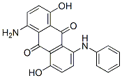 CAS 登录号：6370-89-4， 1-氨基-4,8-二羟基-5-(苯基氨基)蒽醌