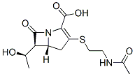 CAS#: 63701-32-6, (5R,6S)-3-[[2-(Acetylamino)Ethyl]Thio]-6-[(R)-1-Hydroxyethyl]-7-Oxo-1-Azabicyclo[3.2.0]Hept-2-Ene-2-Carboxylic Acid