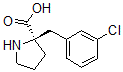 CAS 登录号：637020-80-5， 2-[(3-氯苯基)甲基]-L-脯氨酸