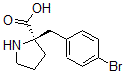 CAS 登录号：637020-91-8， 2-[(4-溴苯基)甲基]-L-脯氨酸
