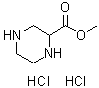 CAS 登录号：637027-25-9， 2-哌嗪羧酸甲酯二盐酸盐