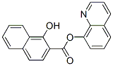 CAS 登录号：63716-64-3， 1-羟基-2-萘甲酸 8-喹啉基酯