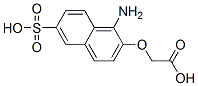 CAS 登录号：6373-39-3， 2-(1-氨基-6-磺基萘-2-基氧基)乙酸